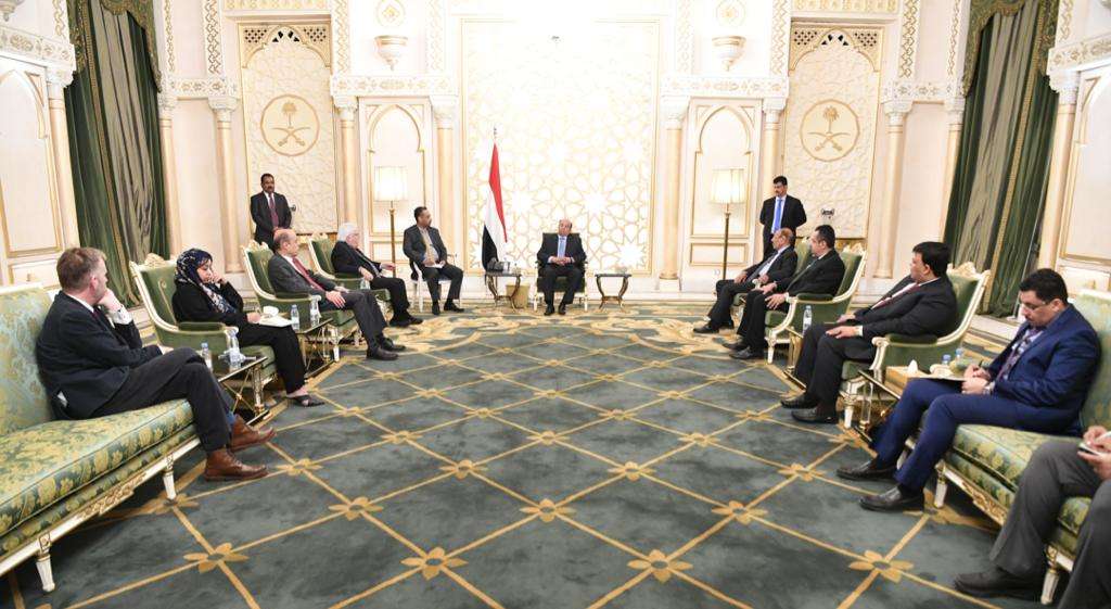 رئيس الجمهورية يستقبل غريفيث