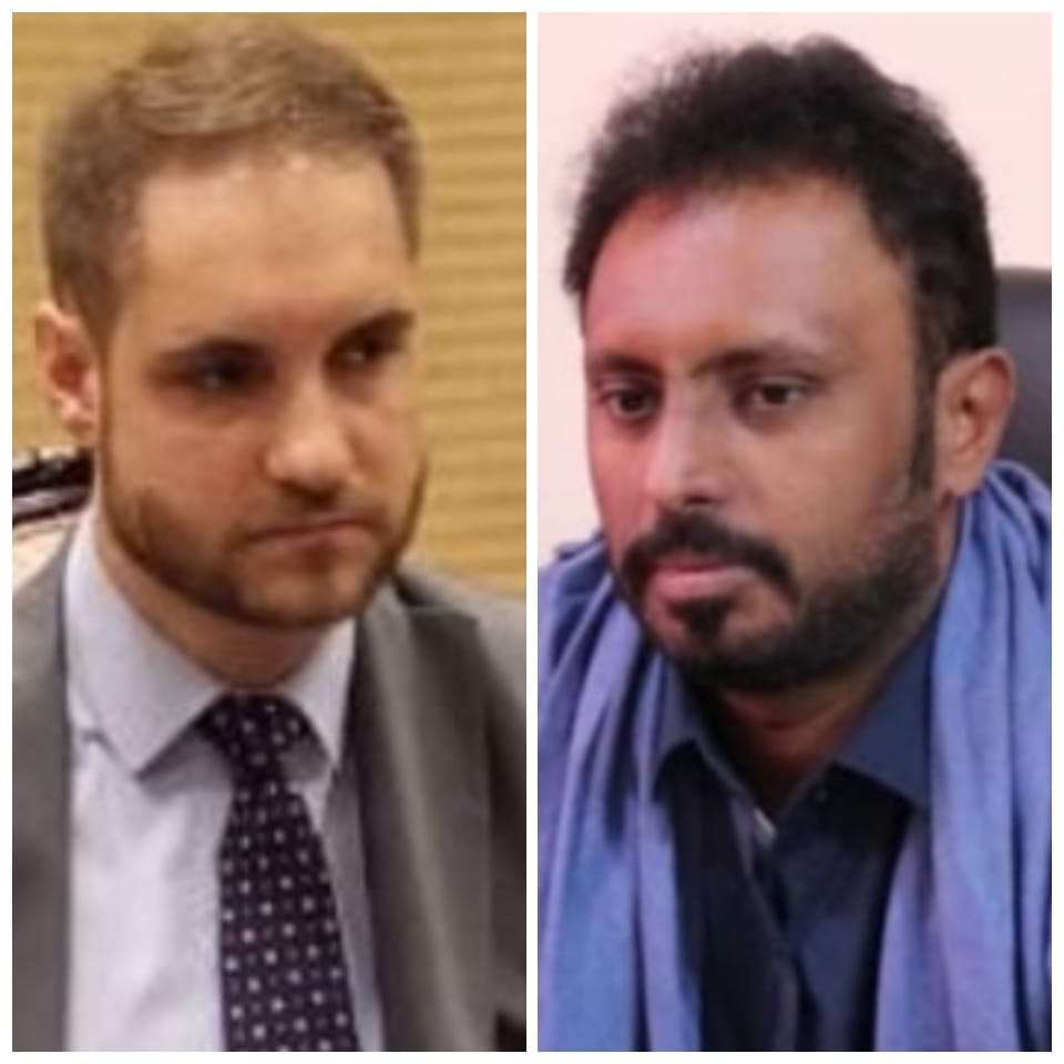 الشيخ بن حبريش يلتقي عبر الاتصال المرئي والمسموع القائم بأعمال السفير الألماني الشيخ بن حبريش يلتقي عبر الاتصال المرئي والمسموع القائم بأعمال السفير الألماني