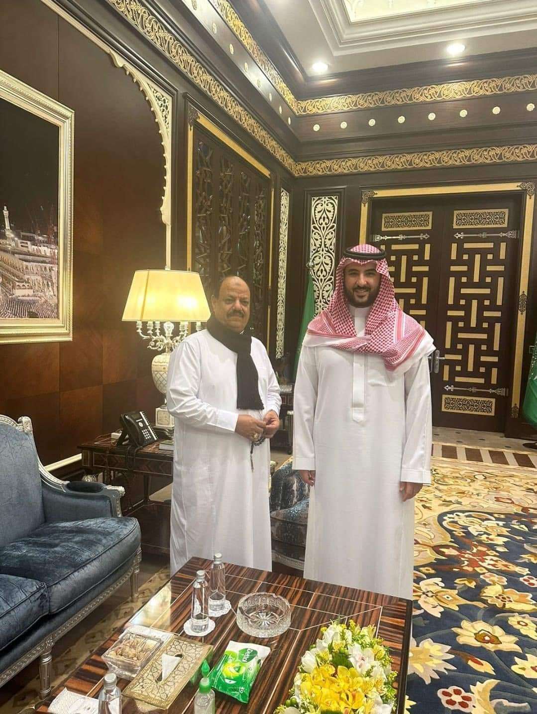 اول تصريح للشيخ علي الضبيبي بشأن لقائه وزير الدفاع السعودي خالد سلمان