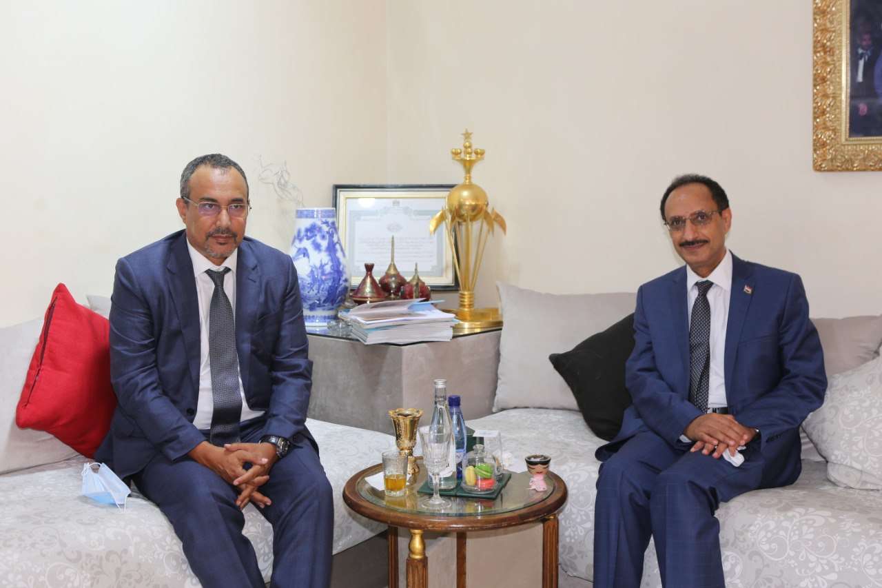 السفير الاصبحي يلتقي رئيس جهة الداخلة ووادي الذهب المغربي السفير الاصبحي يلتقي رئيس جهة الداخلة ووادي الذهب المغربي