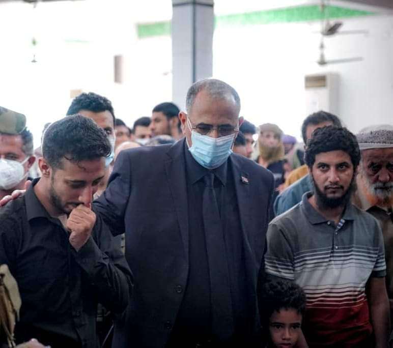 تشيع جثمان أحد أبرز قيادات المجلس الإنتقالي