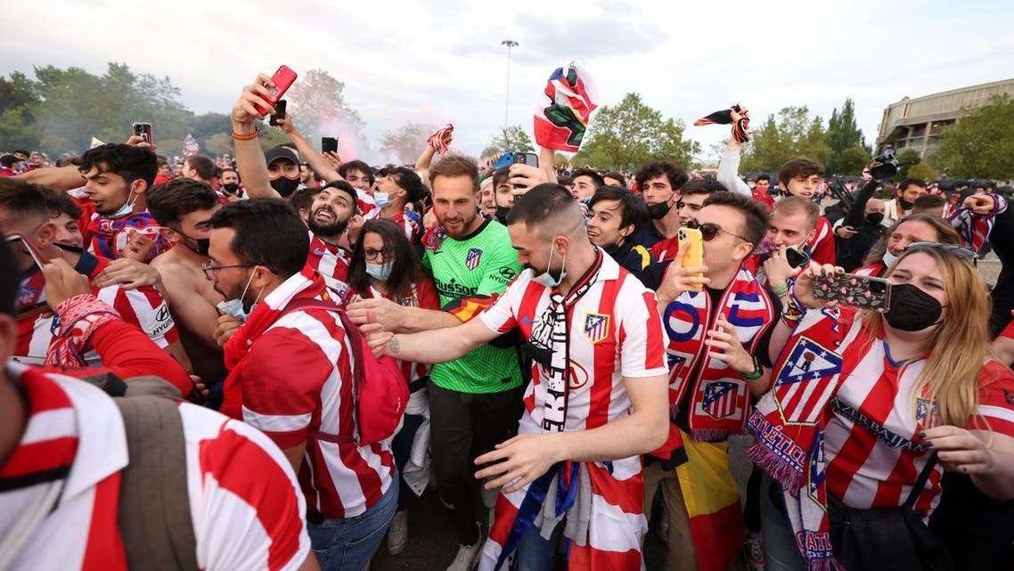 وفاة مشجع في احتفال جماهير أتلتيكو بالدوري
