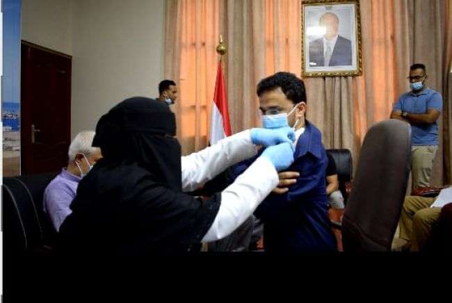 تحصين موظفي الأمانة العامة لمجلس الوزراء #بعدن