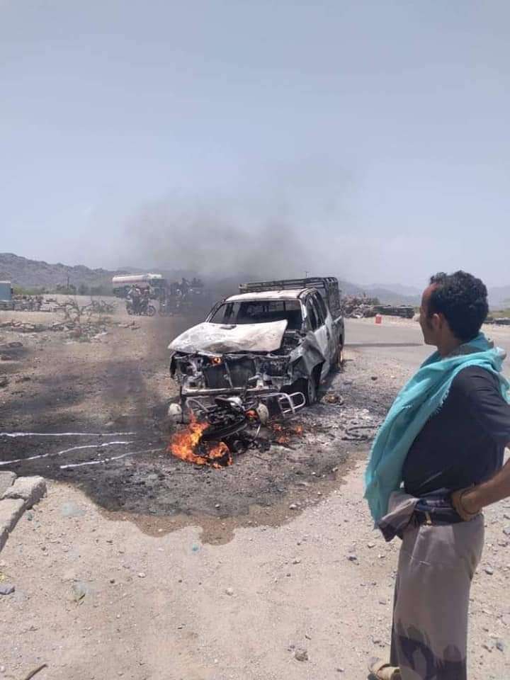 بالصور .. حادث مروع يودي إلى تفحم الضحايا بالحديدة