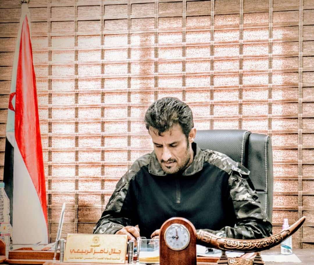 العميد الربيعي يثمن جهود حزام أبين في القبض على منفذي العملية الإرهابية الغادرة ويعزي اسر الشهداء