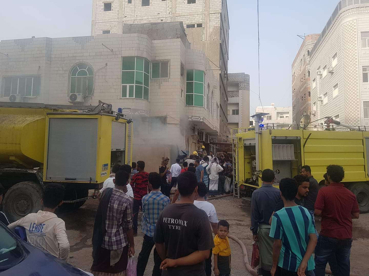 اندلاع حريق هائل بالمنصورة(صورة)