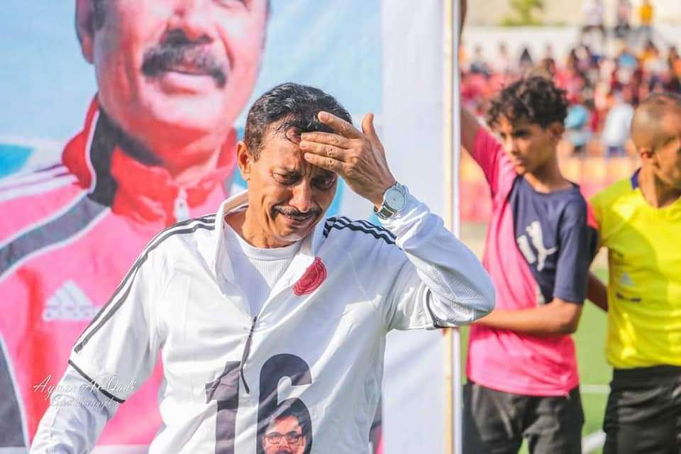 صور مؤثرة من اربعينية الفقيد سامي النعاش في عدن