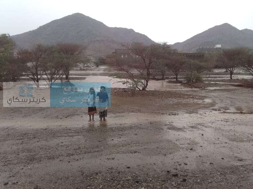 بالصور .. أمطار غزيرة في شبوة