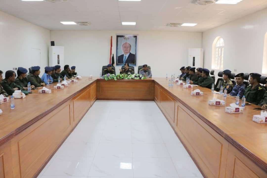 وزير الداخلية يثمن جهود الاجهزة الأمنية بمحافظة شبوة