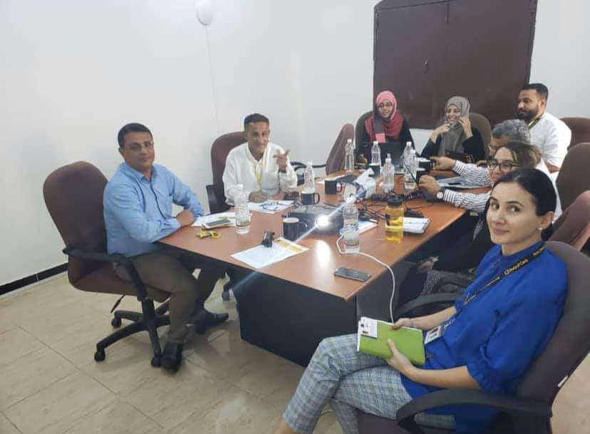 مكتب التخطيط والتعاون الدولي بأبين يعقد أربعة إجتماعات مع مدير عام الخدمة المدنية