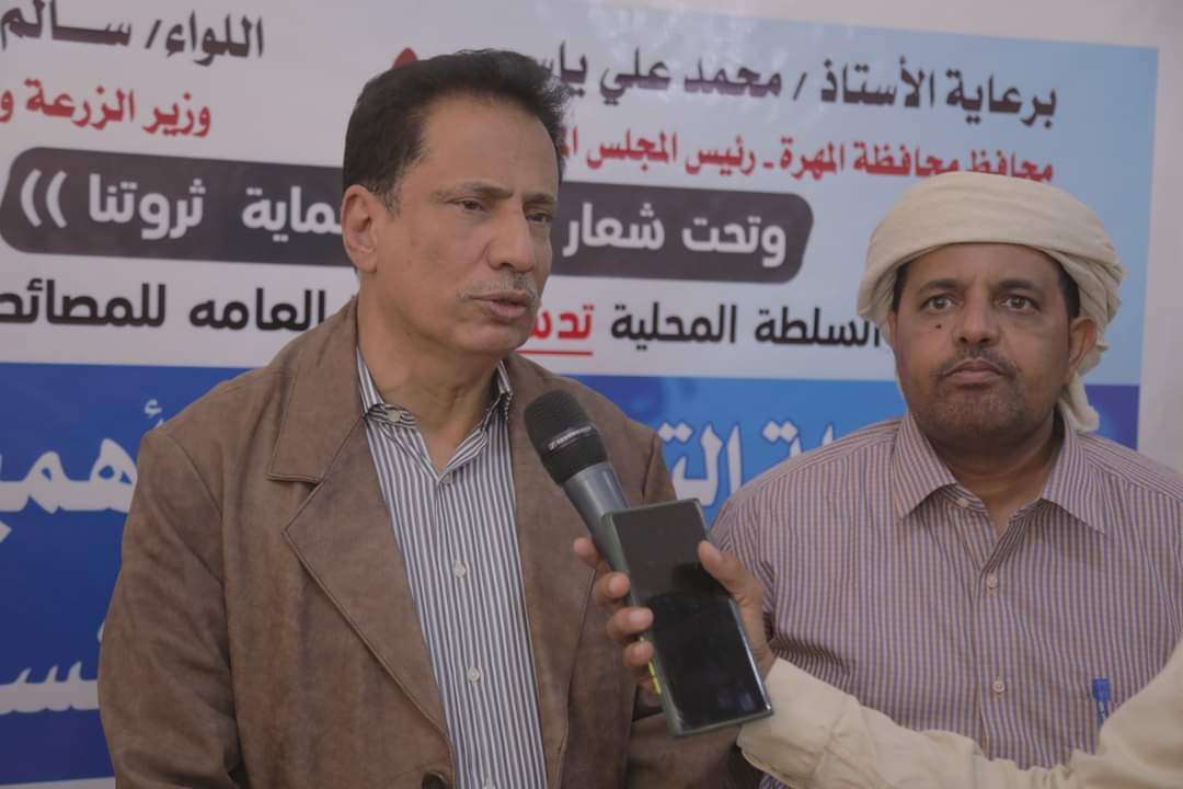 المحافظ بن ياسر يدشن الحملة التوعوية بأهمية الحفاظ على الثروة السمكية