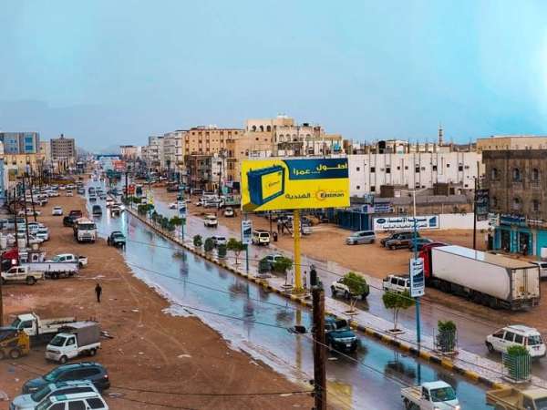 هطول أمطار غزيرة على شبوة