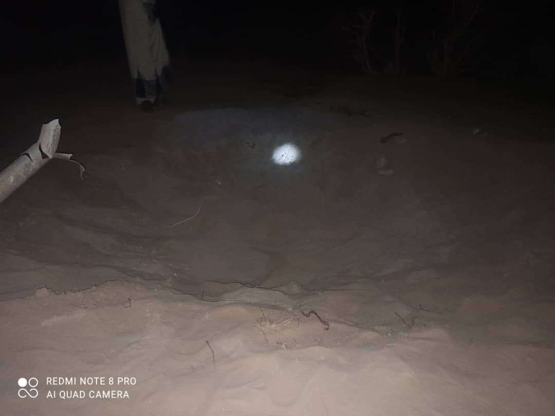 بالصورة .. الحو ثيين يقصفون مأرب بصاروخ باليستي