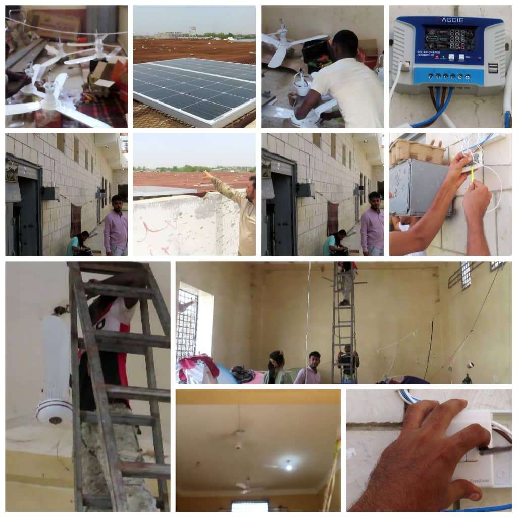 تواصل أعمال تركيب منظومة طاقة شمسية بالسجن المركزي زنجبار من قبل مؤسسة شباب أبين تواصل أعمال تركيب منظومة طاقة شمسية بالسجن المركزي زنجبار من قبل مؤسسة شباب أبين