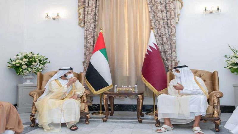 اثناء لقائهما في بغداد.. محمد بن راشد: الأمير تميم شقيق والشعب القطري صهر