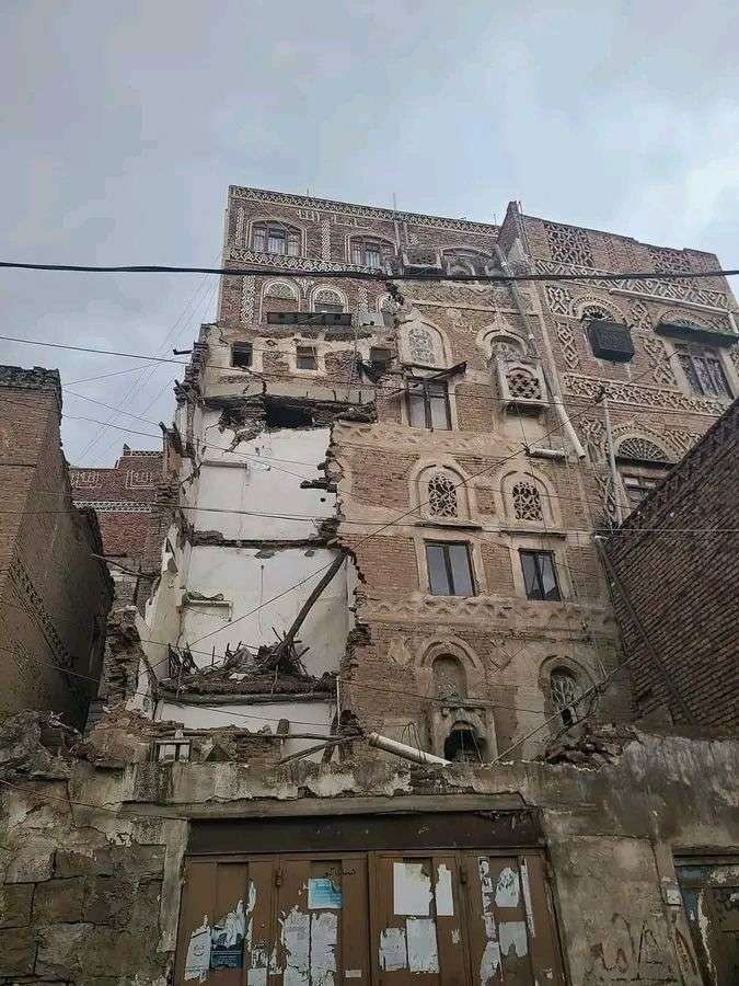 كارثة تهدد تاريخ صنعاء كارثة تهدد تاريخ صنعاء