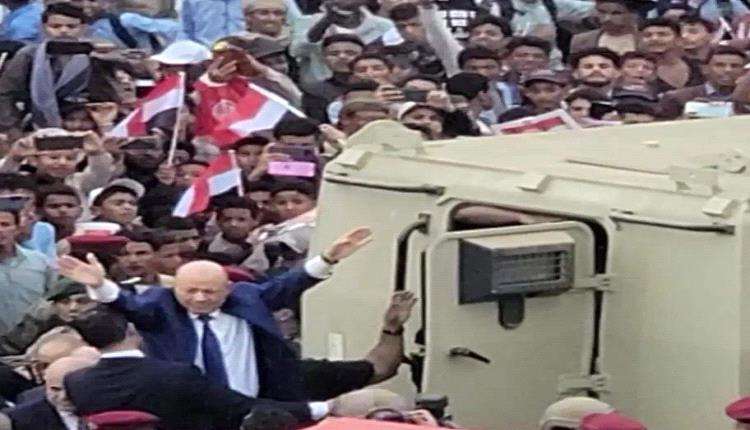 زيارة تاريخية للرئيس العليمي إلى تعز قلعة الصمود بوجه الانقلاب الحوثي
