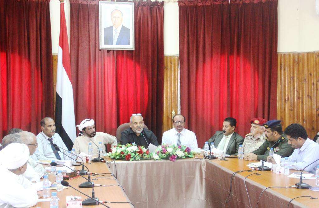 تنفيذي وادي حضرموت يناقش تقارير عدد من المرافق الخدمية