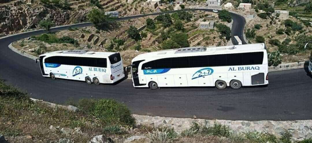 إعادة تأهيل طريق القبيطة في تعز(صورة)