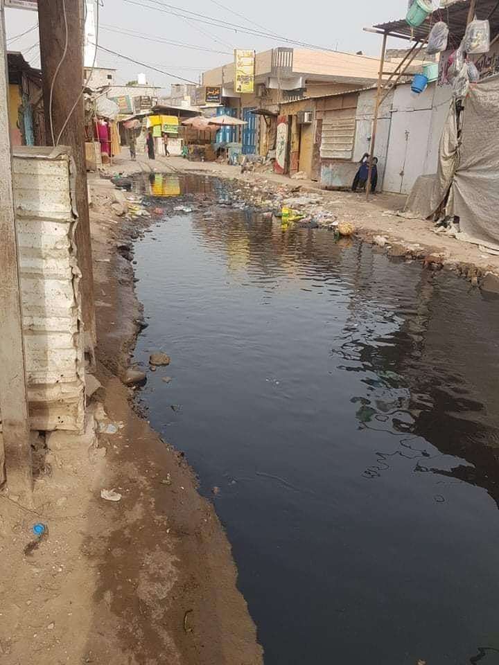 البساتين تغرق بمياه الصرف الصحي(صور)