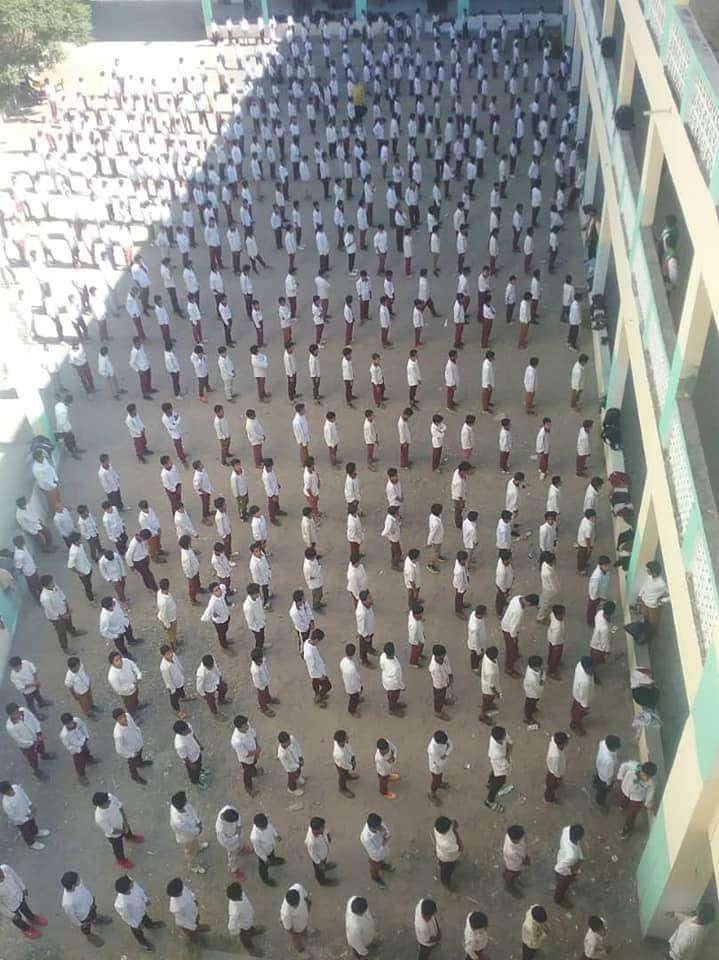 صورة وحدث.. لطابور صباحي في يافع