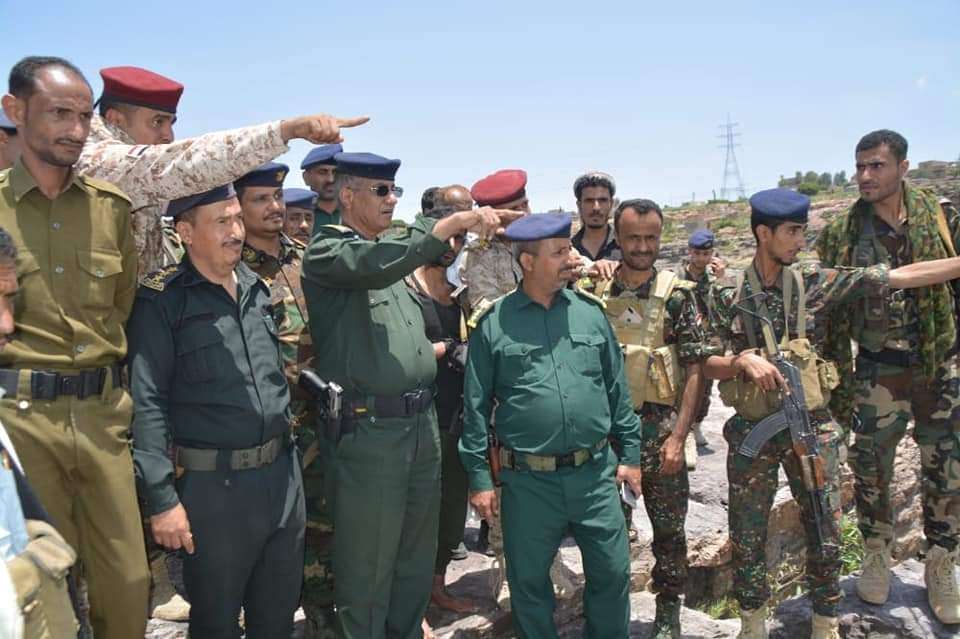 مدير عام شرطة محافظة تعز يتفقد شرطة مديرية الصلو ويطلع على الجاهزية
