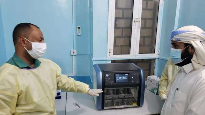 البدء بتشغيل وحدة فحص فيروس الكورونا في منذ الوديعة