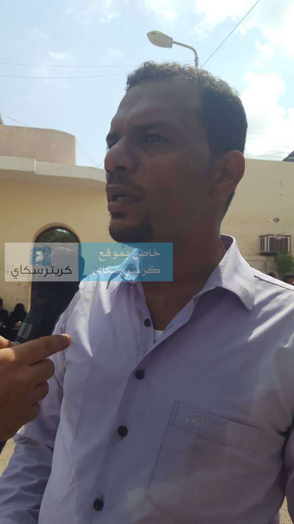 رئيس اللجنة المجتمعية لمناصرة قضايا الجمعية السكنية يتحدث لكريتر سكاي عن أبرز مطالب الوقفة الاحتجاجية