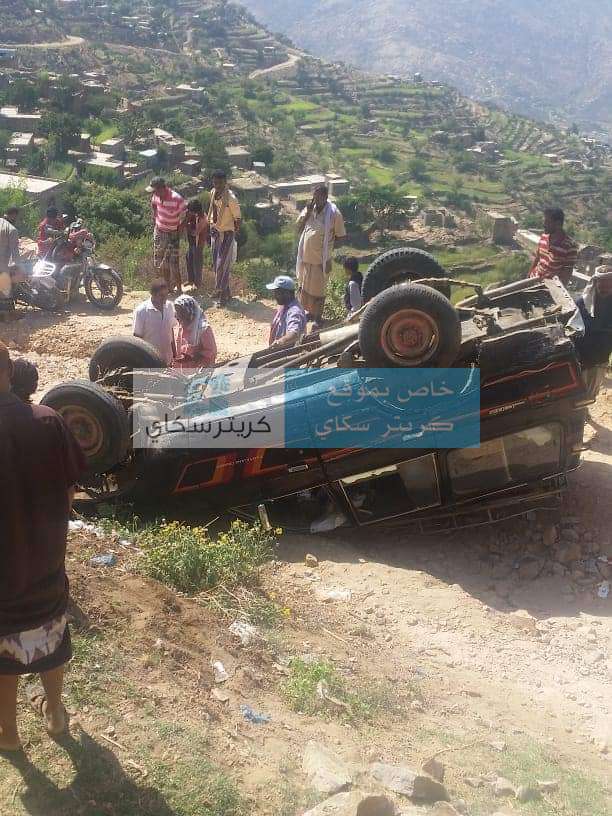 حادث مروري مروع في لحج