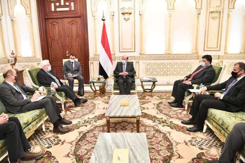 رئيس الجمهورية يستقبل المبعوث الأممي الى اليمن رئيس الجمهورية يستقبل المبعوث الأممي الى اليمن