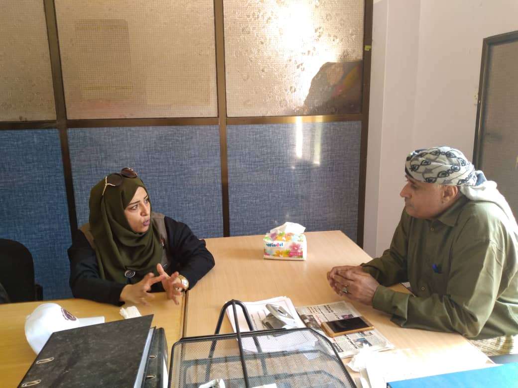 إدارة المرأة والطفل انتقالي لحج تواصل نزولها إلى تربية الحوطة
