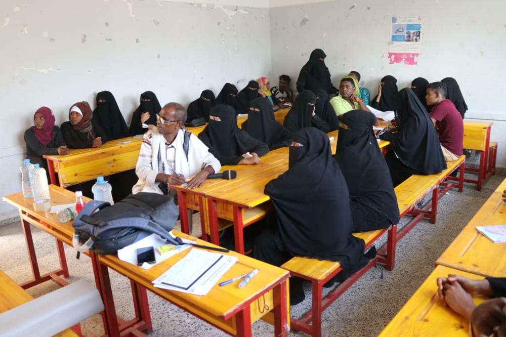 أبين .. مؤسسة شباب للتنمية الشاملة تنفذ برنامج تدريبي في مجال الإدارة والتنظيم والتنمية