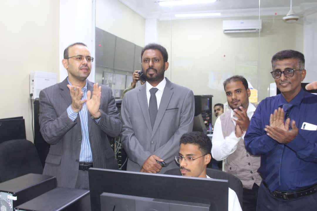 وكيل أول حضرموت يدشن البث الرسمي لتلفزيون حضرموت الفضائي