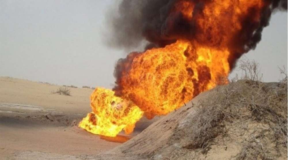 مسلحون يستهدفون خط أنبوب النفط في شبوة
