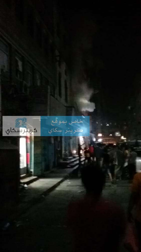 عاجل:احتراق منزل في كريتر(صورة)