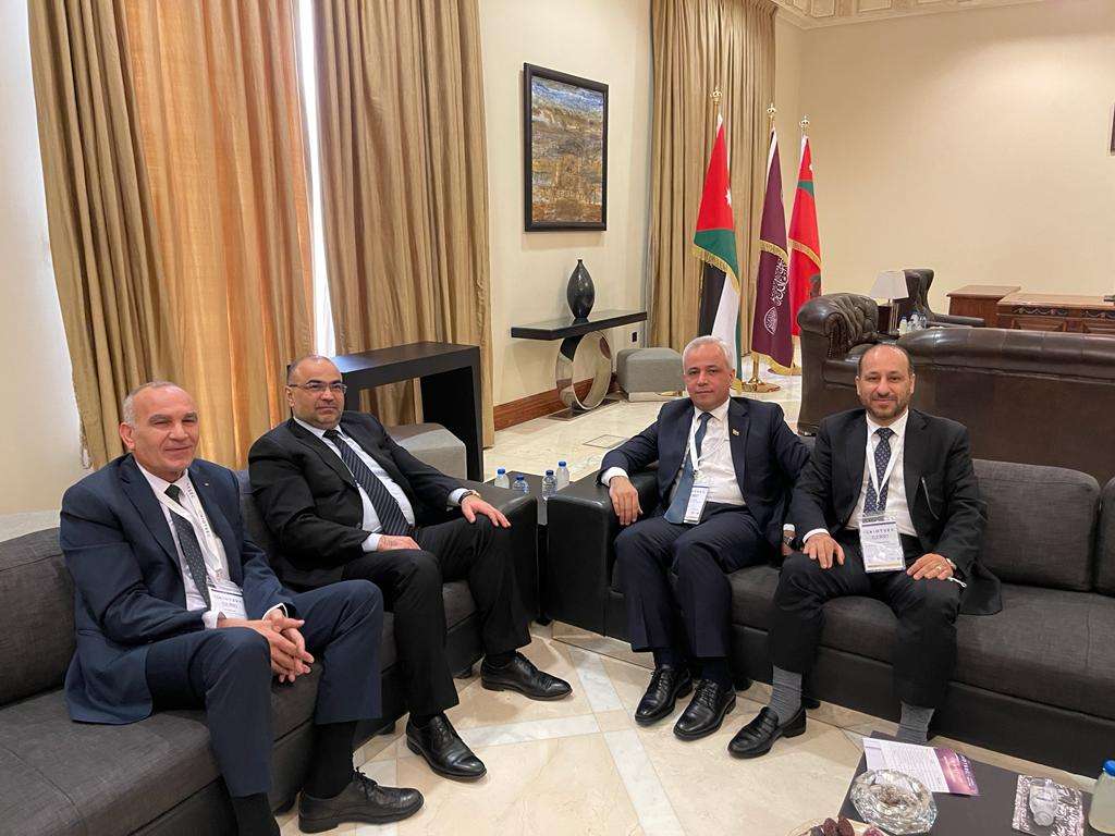 العوج يبحث مع نظيريه العراقي والفلسطيني آفاق التعاون المشترك بمجالات الاتصالات وتكنولوجيا المعلومات