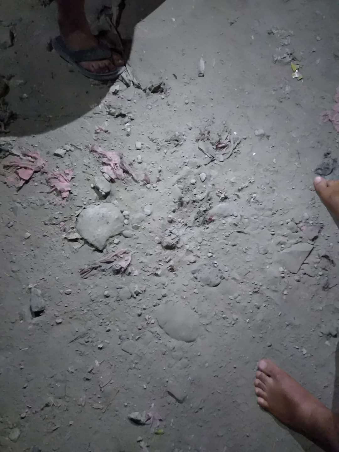 عاجل : دوي إنفجار يهز أبين (صورة أولية لأثار الانفجار )