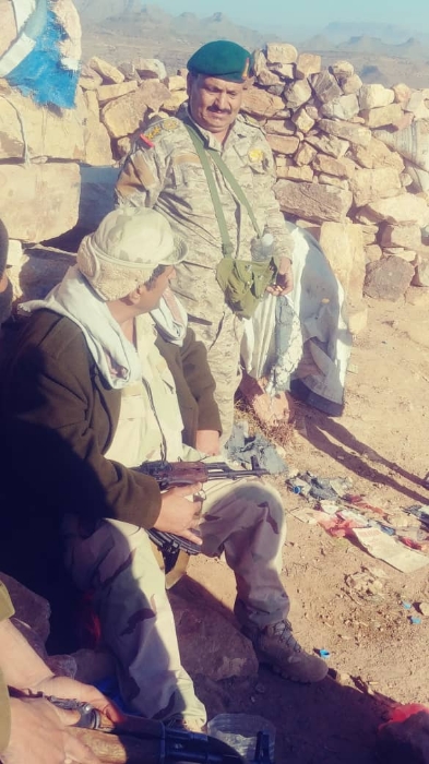 من الخطوط الأماميةبجبهة مريس العميد العولقي يشيد بصمود وشجاعة المرابطين في جبهات مريس شمال قعطبة