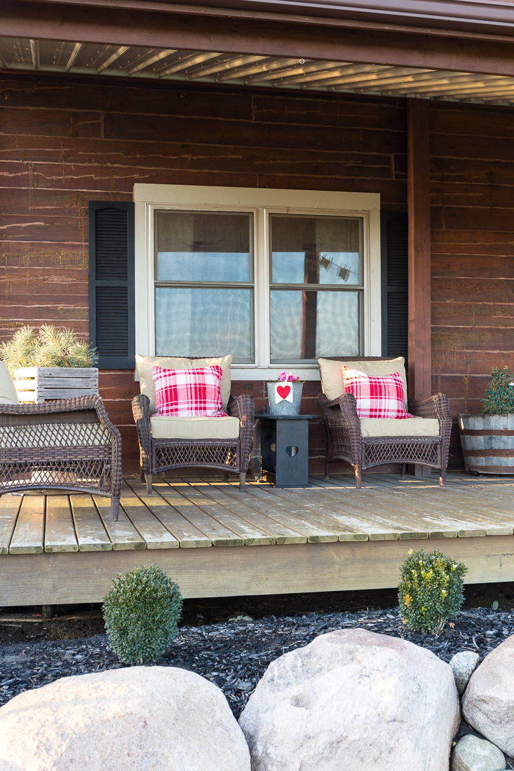 Check out these posts that show you how to build a log. Decorating Ideas for Valentine's Day. Rustic Valentine Log