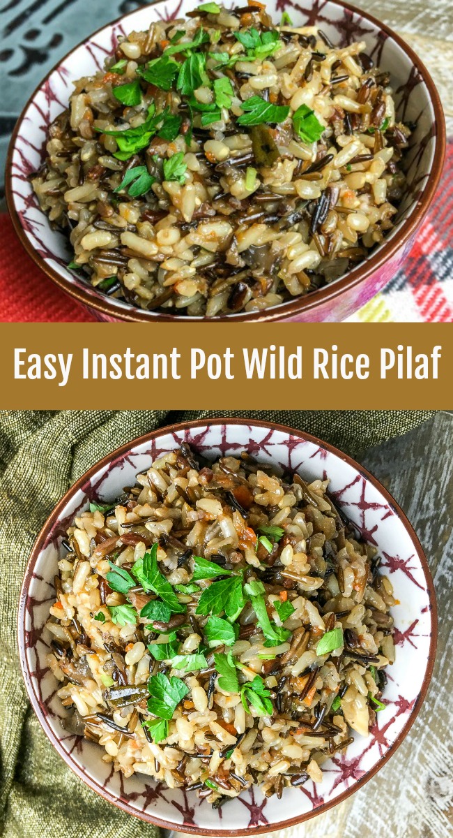 Instant Pot Wild Rice Pilaf Creative Cynchronicity