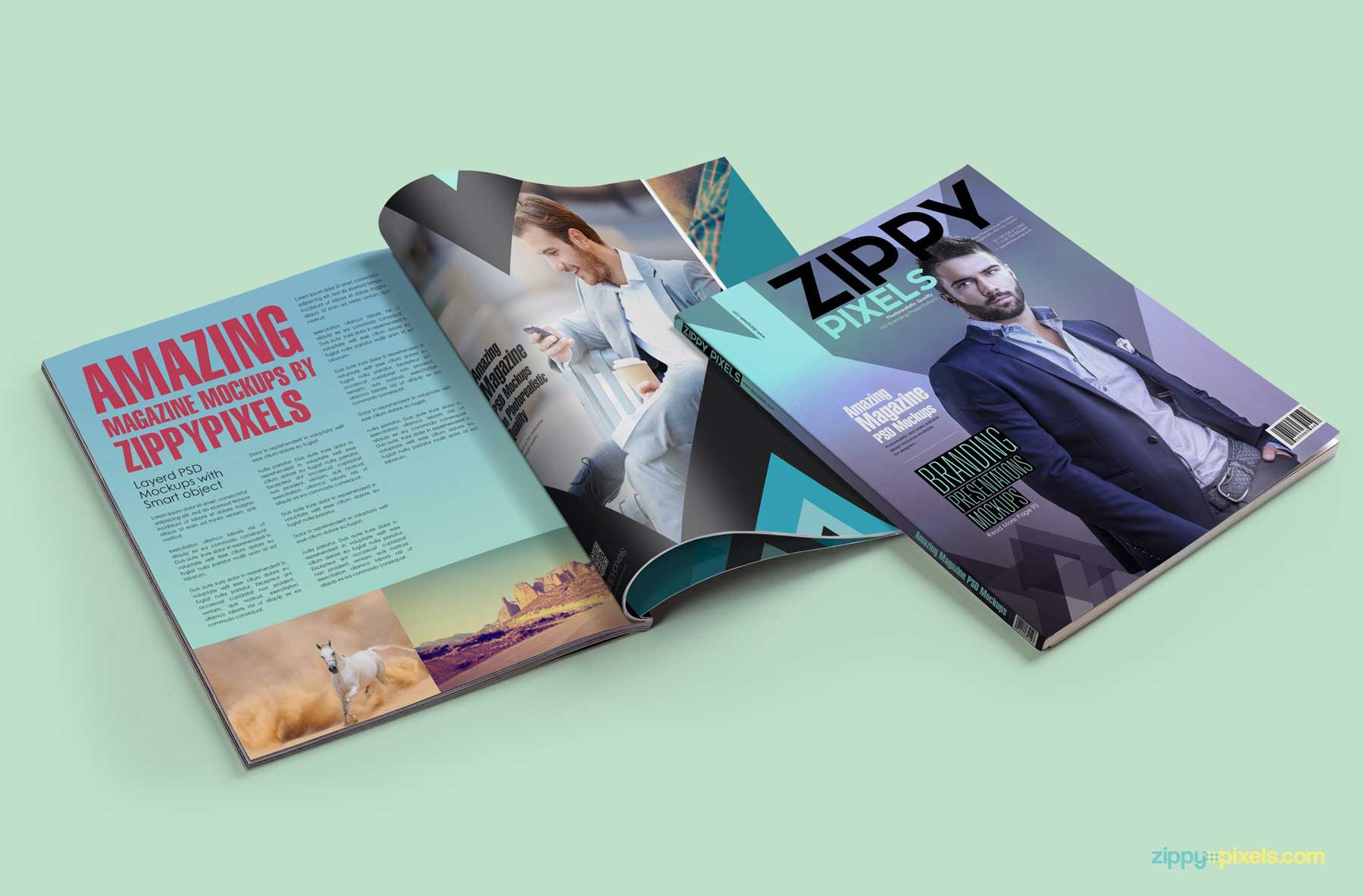 Magazine mockups are one of the most essential tools for showcasing branding projects. Magazine Psd Mockup Templates Best Free Downloads Creativesfeed