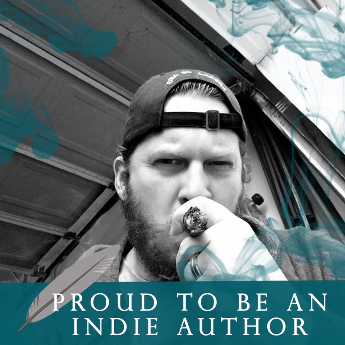 B. Michael Stevens Author photo smoking a cigar