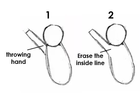 And students were asked to draw a vase or a pitcher? How To Draw A Baseball Player Pitching And Hitting