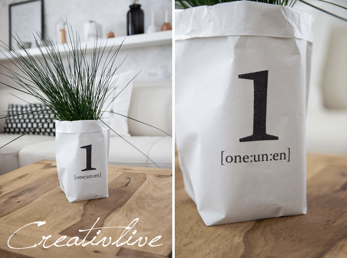 Und von innen nach außen streichen, damit keine falten entstehen. Diy Papiertuten Creativlive