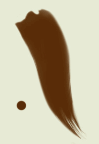 как нарисовать волосы на телефоне