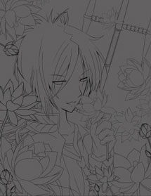 как нарисовать аниме в пейнте