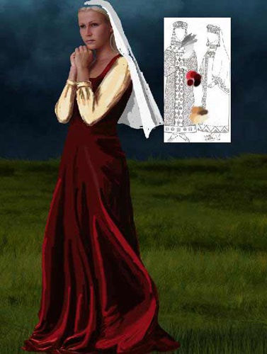 как нарисовать блестящую ткань