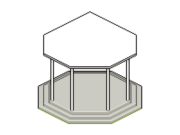 нарисовать парковую зону