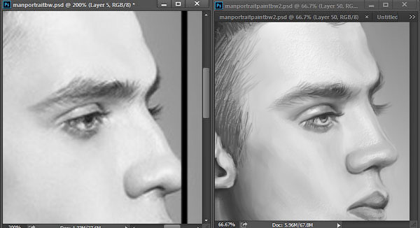 как рисовать людей в фотошопе