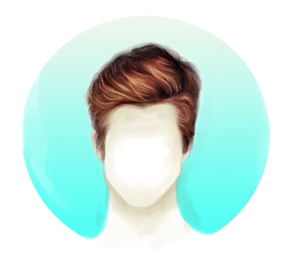 тутор как нарисовать волосы